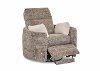 Gunmetal Gray Swivel Power Recliner - Cosmo-3