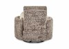 Gunmetal Gray Swivel Power Recliner - Cosmo-4