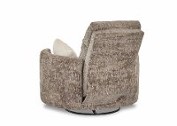 Gunmetal Gray Swivel Power Recliner - Cosmo-5