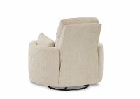 Ivory Swivel Power Recliner - Cosmo