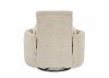 Ivory Swivel Power Recliner - Cosmo-2