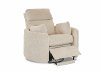 Ivory Swivel Power Recliner - Cosmo-5