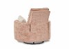 Rosequartz Pink Swivel Power Recliner - Cosmo
