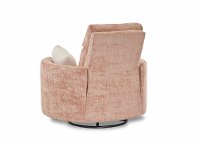 Rosequartz Pink Swivel Power Recliner - Cosmo