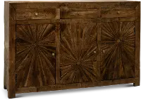 Cayley Brown Geometric Sideboard