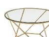 Geometric Nesting Gold and Glass Coffee Tables-3