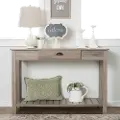 AF48CYETGW Country Style Rustic Gray Sofa Table - Walker Edison