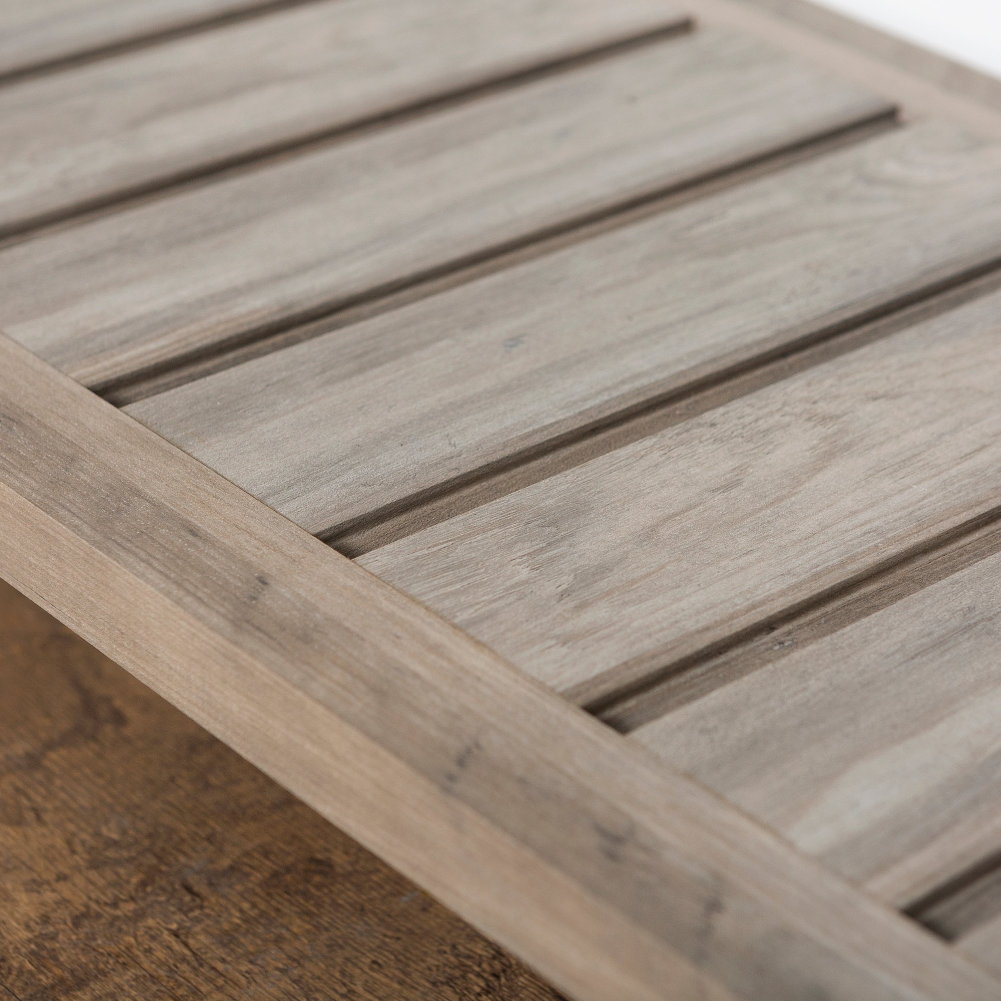 AF48CYETGW Country Style Rustic Gray Sofa Table-4