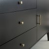 52 Inch Retro Black TV Stand - Angelo-2