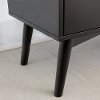 52 Inch Retro Black TV Stand - Angelo-3