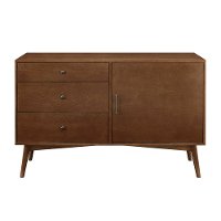 52 Inch Retro Dark Brown TV Stand - Angelo-2