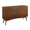 52 Inch Retro Dark Brown TV Stand - Angelo-3