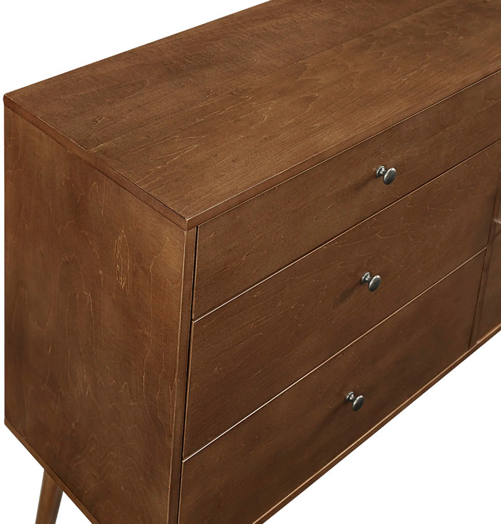 AH52CMCWT 52 Inch Retro Dark Brown TV Stand - Angelo-4