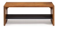 42 Inch Rustic Amber Brown Reclaimed Wood Entry Bench-2