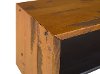 42 Inch Rustic Amber Brown Reclaimed Wood Entry Bench-4