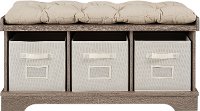 B42STCAG Driftwood Wood Storage Bench-2