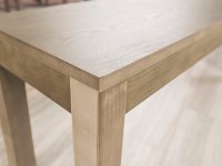 Homestead Simple Aged Gray Wood Dining Bench-3