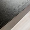 Homestead Simple Black Wood Dining Bench-3