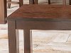 Homestead Simple Walnut Brown Wood Dining Bench-3