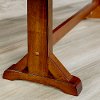 Millwright Antique Brown Wood Dining Bench-3