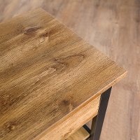 Open-Top Barnwood Storage Bench with Shoe Shelf - Barnwood-2