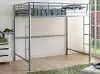 BDOLSL Contemporary Silver Full Loft Bed - Walker Edison