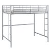 Contemporary Silver Full Size Loft Bed - Sunrise-2