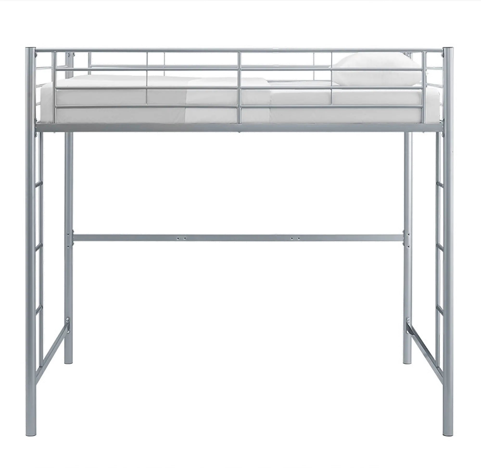 BDOLSL Contemporary Silver Full Size Loft Bed - Sunrise-3