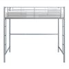 Contemporary Silver Full Size Loft Bed - Sunrise-3