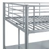 Contemporary Silver Full Size Loft Bed - Sunrise-4