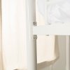 Contemporary White Full Size Loft Bed - Sunrise-2