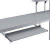 Contemporary Silver Full Loft Bed with Workstation - Sunrise -4