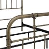 Modern Vintage Bronze Queen Metal Bed - Antiqua-3