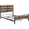 Rustic Industrial Brown Queen Bed - Arcadia -2