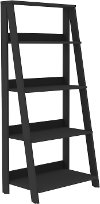 Black Wood Ladder Bookcase-2