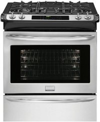 FGDS3065PF Frigidaire Gallery 30'' Slide-In Dual-Fuel Range - Stainless Steel