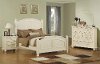 Classic Eggshell White 4 Piece Full Bedroom Set - Cape Cod