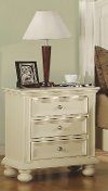 Classic Eggshell White Nightstand - Cape Cod