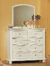 Cape Cod Eggshell White Tall Dresser