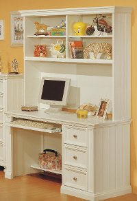 Classic Eggshell White Desk - Cape Cod-2