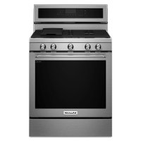 KIT KitchenAid 4 Piece Kitchen Appliance Package with Gas Range with EvenHeat - Stainless Steel -2
