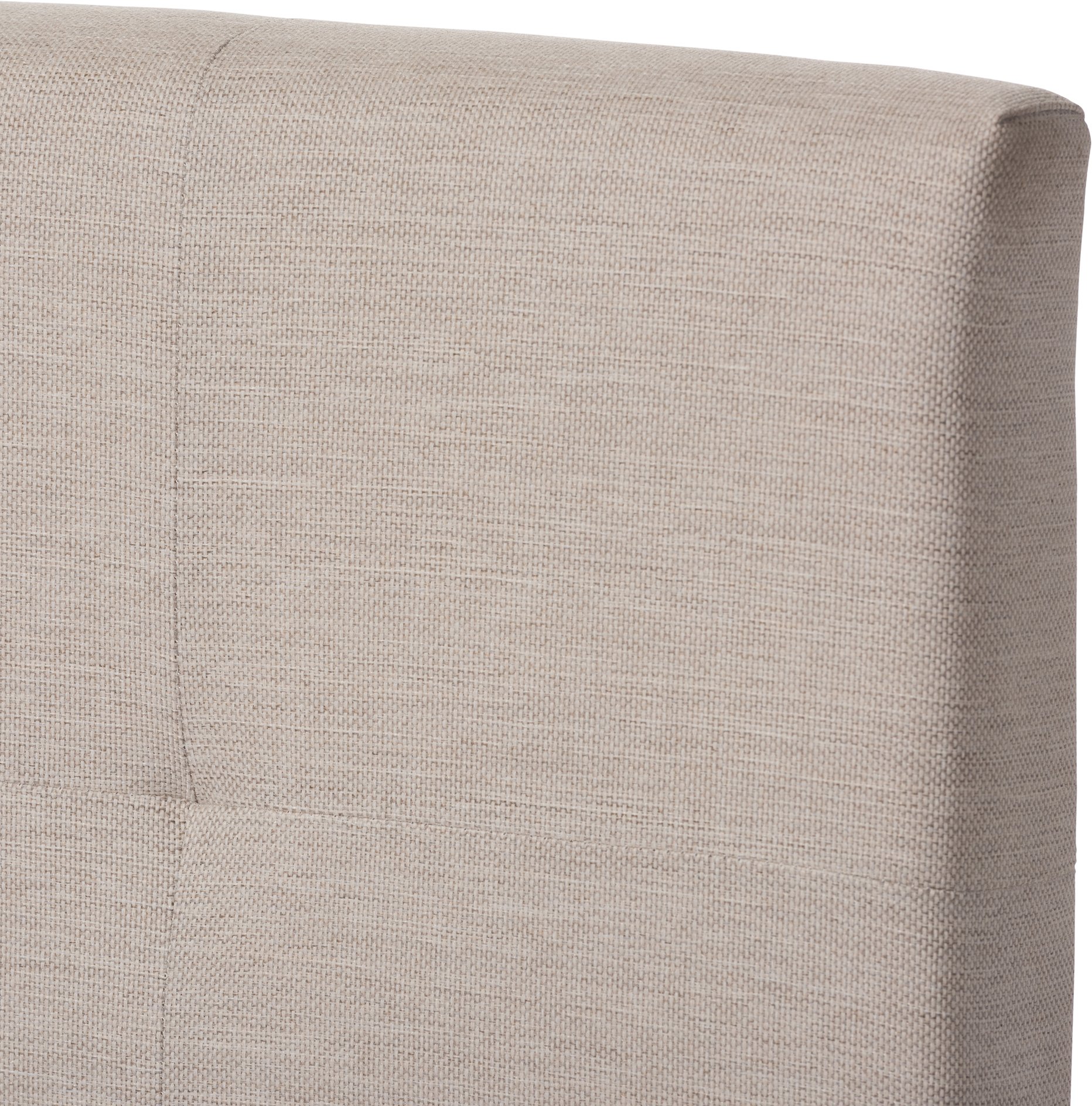 Contemporary Beige Full Upholstered Bed - Brookfield-6