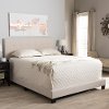 131-7314-RCW Contemporary Beige Queen Upholstered Bed - Brookfield