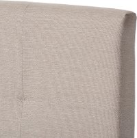 131-7314-RCW Contemporary Beige Queen Upholstered Bed - Brookfield-6