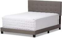 Contemporary Gray Queen Upholstered Bed - Brookfield-3