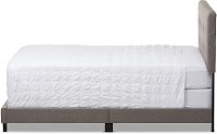 Contemporary Gray Queen Upholstered Bed - Brookfield-4