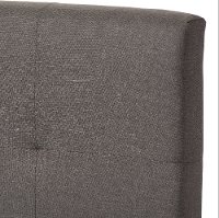 Contemporary Gray Queen Upholstered Bed - Brookfield-6