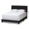 134-7398-RCW Contemporary Charcoal Gray Full Upholstered Bed - Brookfield-8