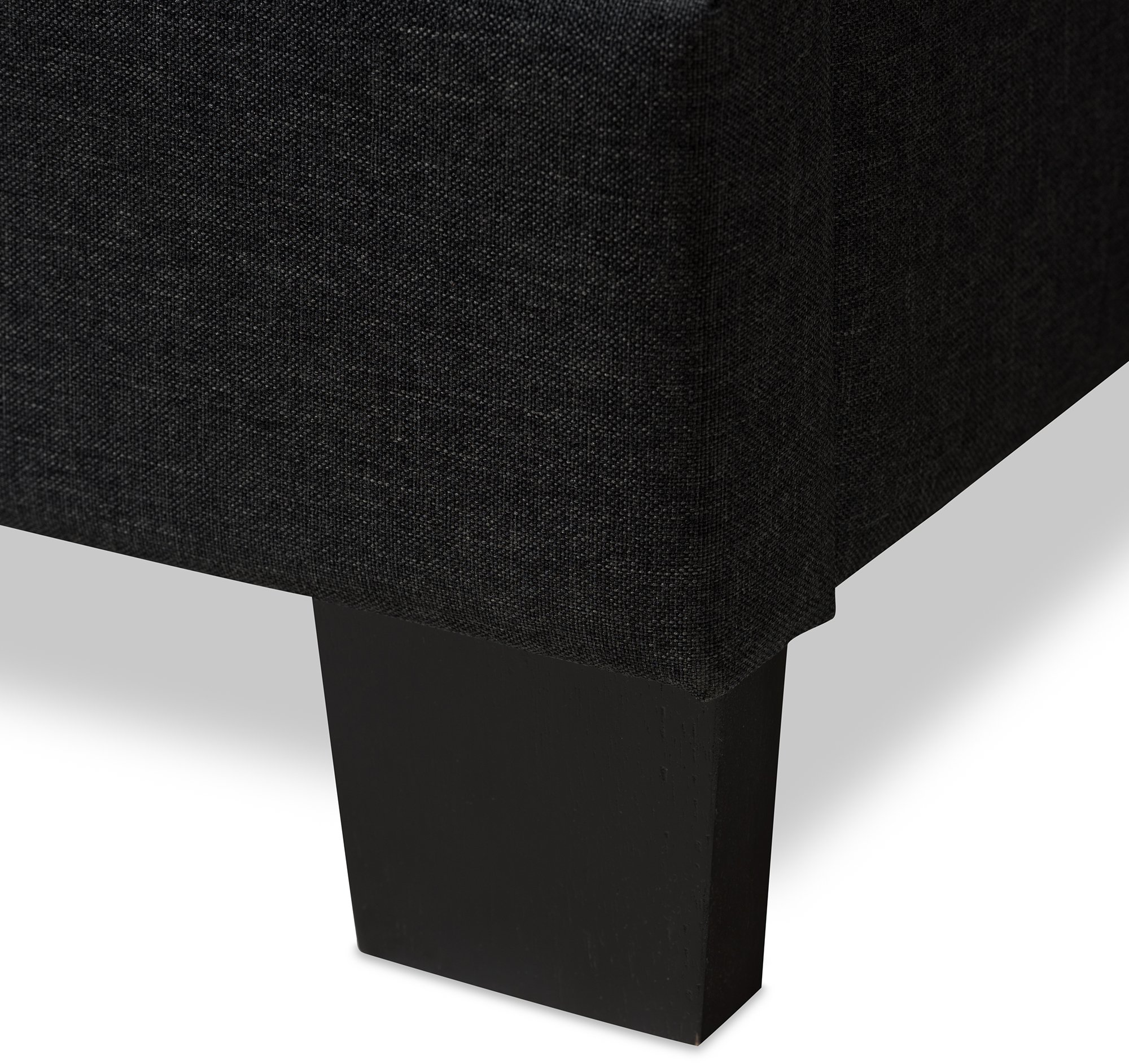 Contemporary Charcoal Gray Queen Upholstered Bed - Brookfield-7