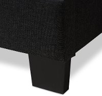 Contemporary Charcoal Gray Queen Upholstered Bed - Brookfield-7
